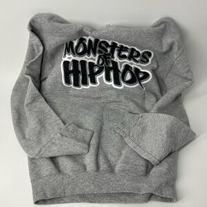 Jerzees | Gray Graphic Sweatshirt Monsters of Hip Hop XL